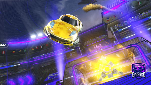 A Rocket League car design from VzW-V1KT0R