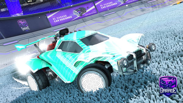 A Rocket League car design from 2K26