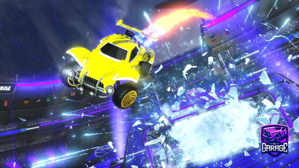 A Rocket League car design from Yotik