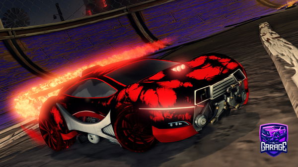 A Rocket League car design from TONERI1