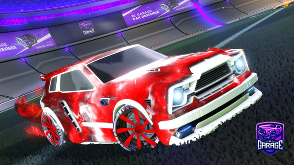 A Rocket League car design from Its_snowy