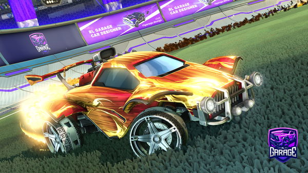 A Rocket League car design from Wizard_Meerkat