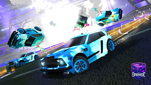 A Rocket League car design from zlangs