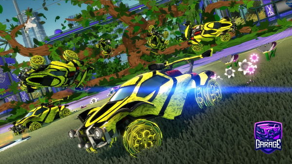 A Rocket League car design from TeslaBeats