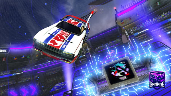 A Rocket League car design from MRMCUGGET