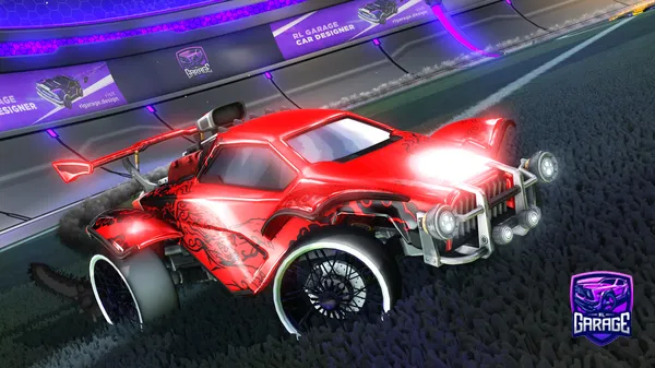 A Rocket League car design from GoBlitzy