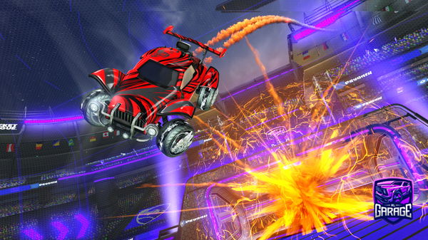 A Rocket League car design from Mixer_trt06_on_Xbox