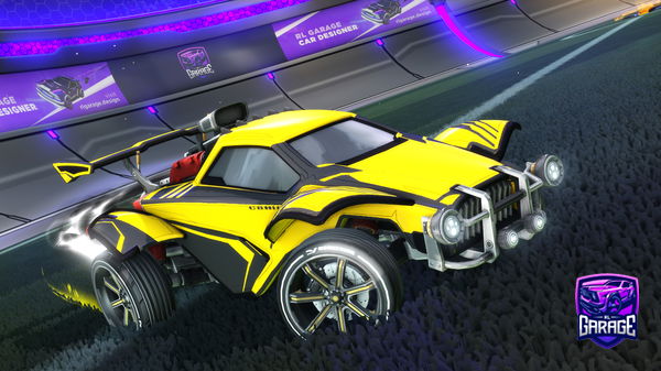 A Rocket League car design from daddydolf