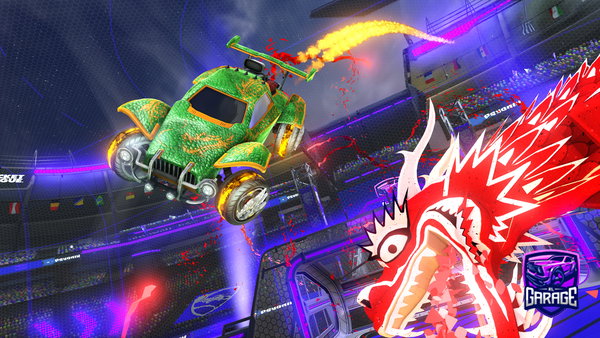 A Rocket League car design from Rl-zombie