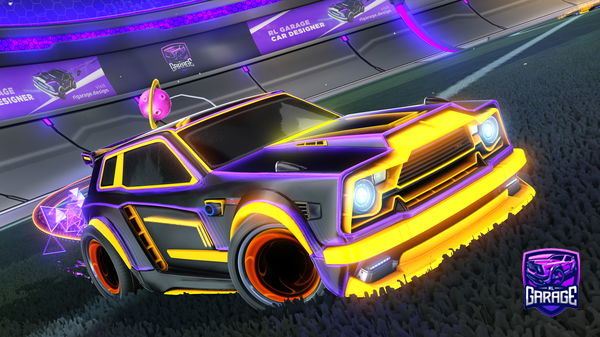 A Rocket League car design from PotatoFace15