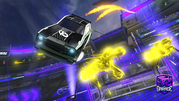 A Rocket League car design from Flashstory