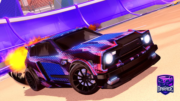 A Rocket League car design from xxxsgorxxx