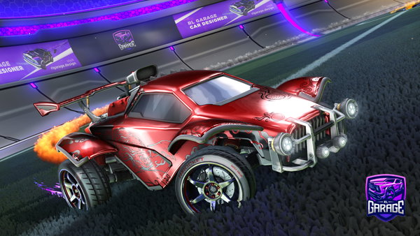 A Rocket League car design from Roteiro7176