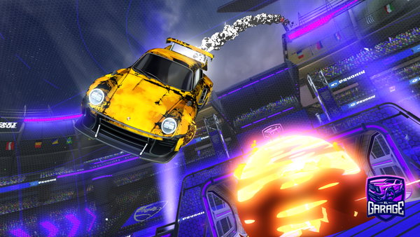A Rocket League car design from Taggbulle
