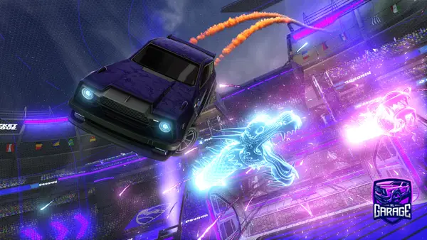 A Rocket League car design from SAMI-_-alhelo
