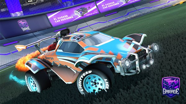 A Rocket League car design from Sain_Anthem03