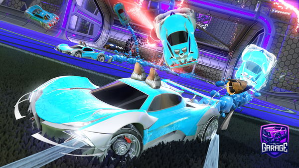 A Rocket League car design from Together-laser7