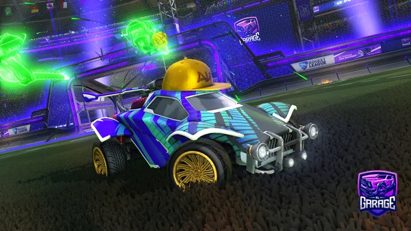 A Rocket League car design from Saqr390