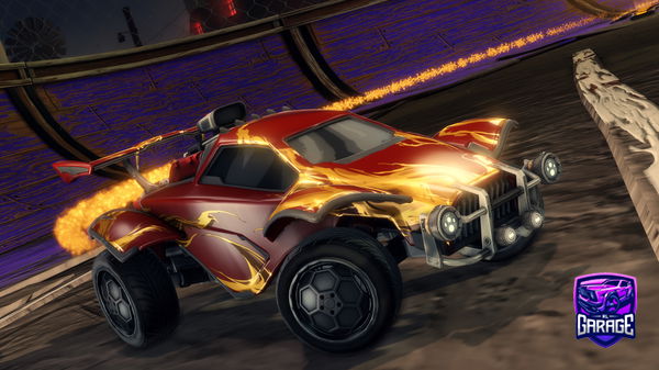 A Rocket League car design from Industryfox