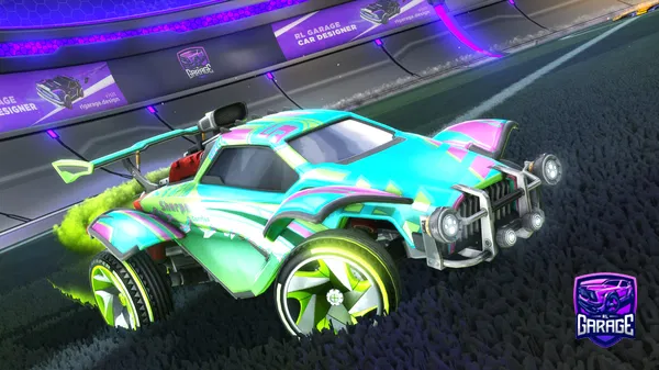 A Rocket League car design from Jasonkami