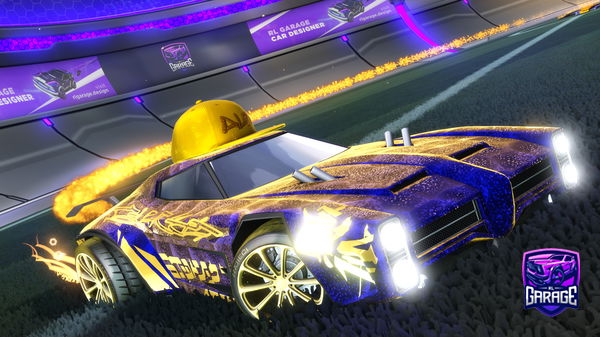 A Rocket League car design from ORSKA17