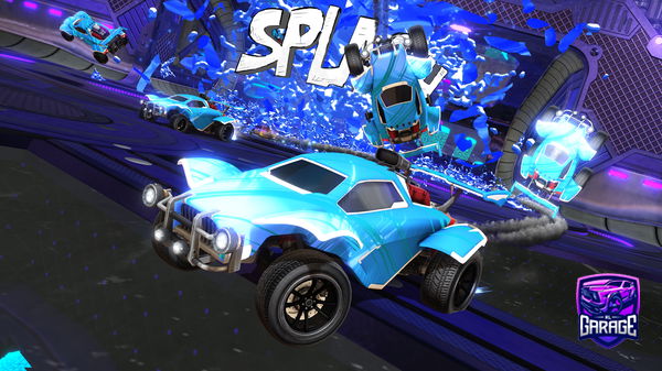 A Rocket League car design from Ezosku