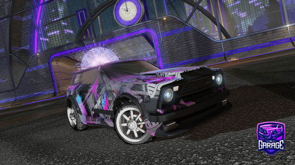 A Rocket League car design from Red-fadedpollo