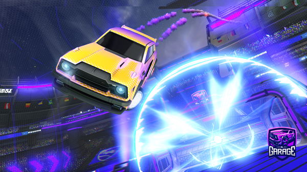 A Rocket League car design from dwfnotpeck