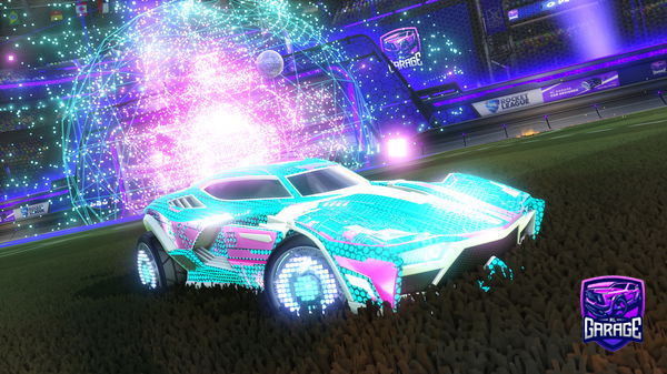 A Rocket League car design from LAXETR99