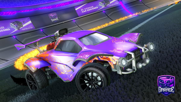 A Rocket League car design from 123123shl