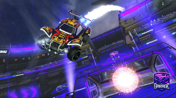 A Rocket League car design from Osthyvel