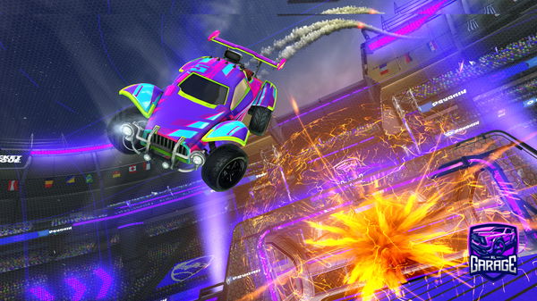 A Rocket League car design from Yukii_RL