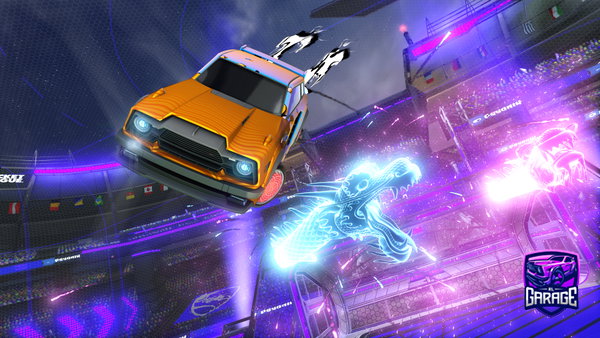 A Rocket League car design from Bollector