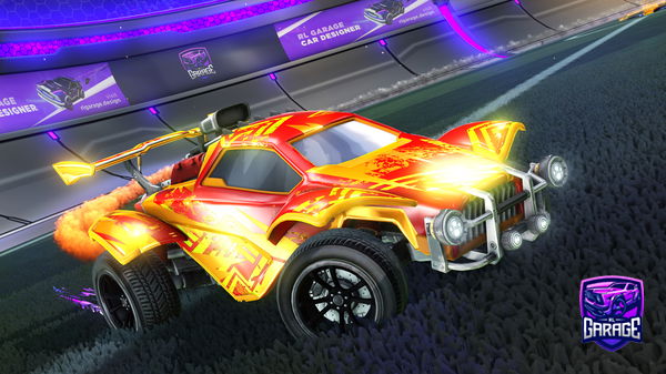 A Rocket League car design from Uxii