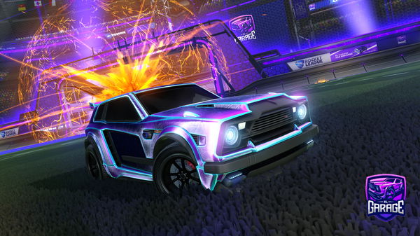 A Rocket League car design from Pablounty