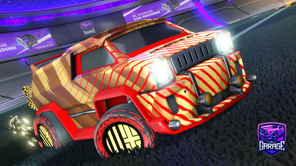 A Rocket League car design from zeropointfusion