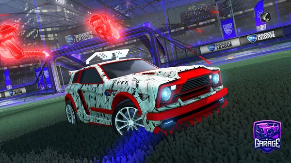 A Rocket League car design from bropo