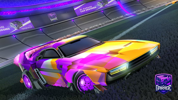 A Rocket League car design from mcflip21