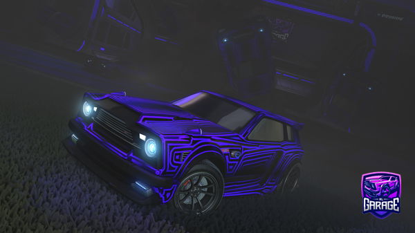 A Rocket League car design from Darkbeni