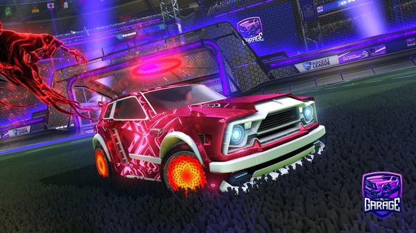 A Rocket League car design from Blubeman