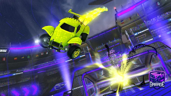 A Rocket League car design from Popluxs