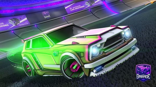 A Rocket League car design from Blick3