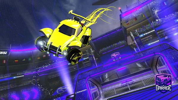 A Rocket League car design from HereToSlayXD