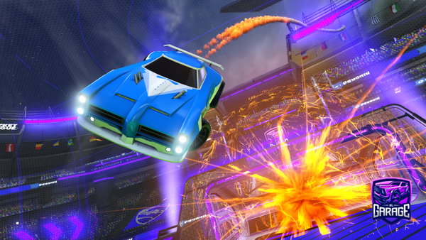A Rocket League car design from Andresguitar10