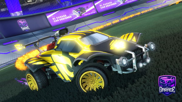 A Rocket League car design from DH_IS_A_SWEAT