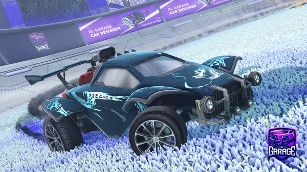 A Rocket League car design from Impxlsy