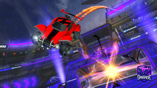A Rocket League car design from ChocoMinta