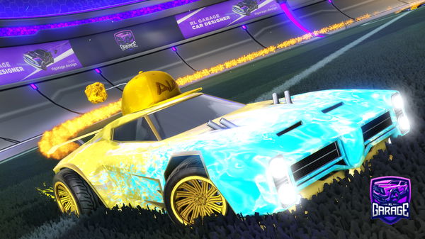 A Rocket League car design from BoxedByAhmedxD