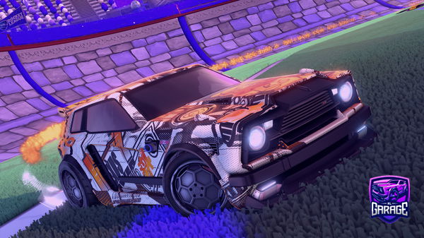 A Rocket League car design from zzFRFuFul