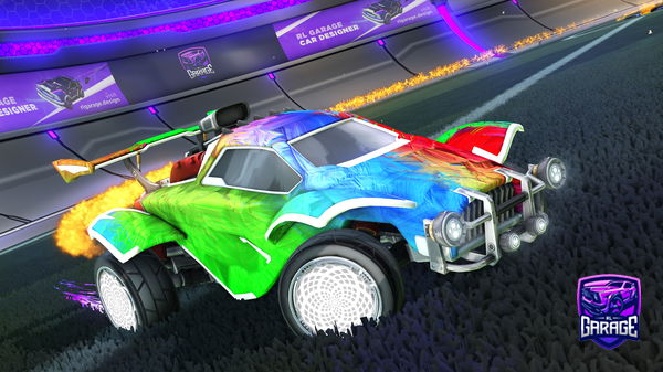 A Rocket League car design from FuzzyPotato7824
